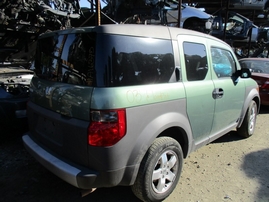 2003 HONDA ELEMENT EX OLIVE GREEN 2.4L VTEC AT 2WD A16375